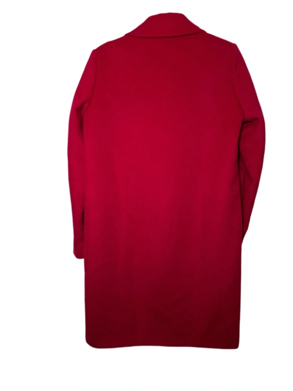 Sam Edelman Women’s Red-Pink Double-Breasted Wool Coat - Picture 4 of 4